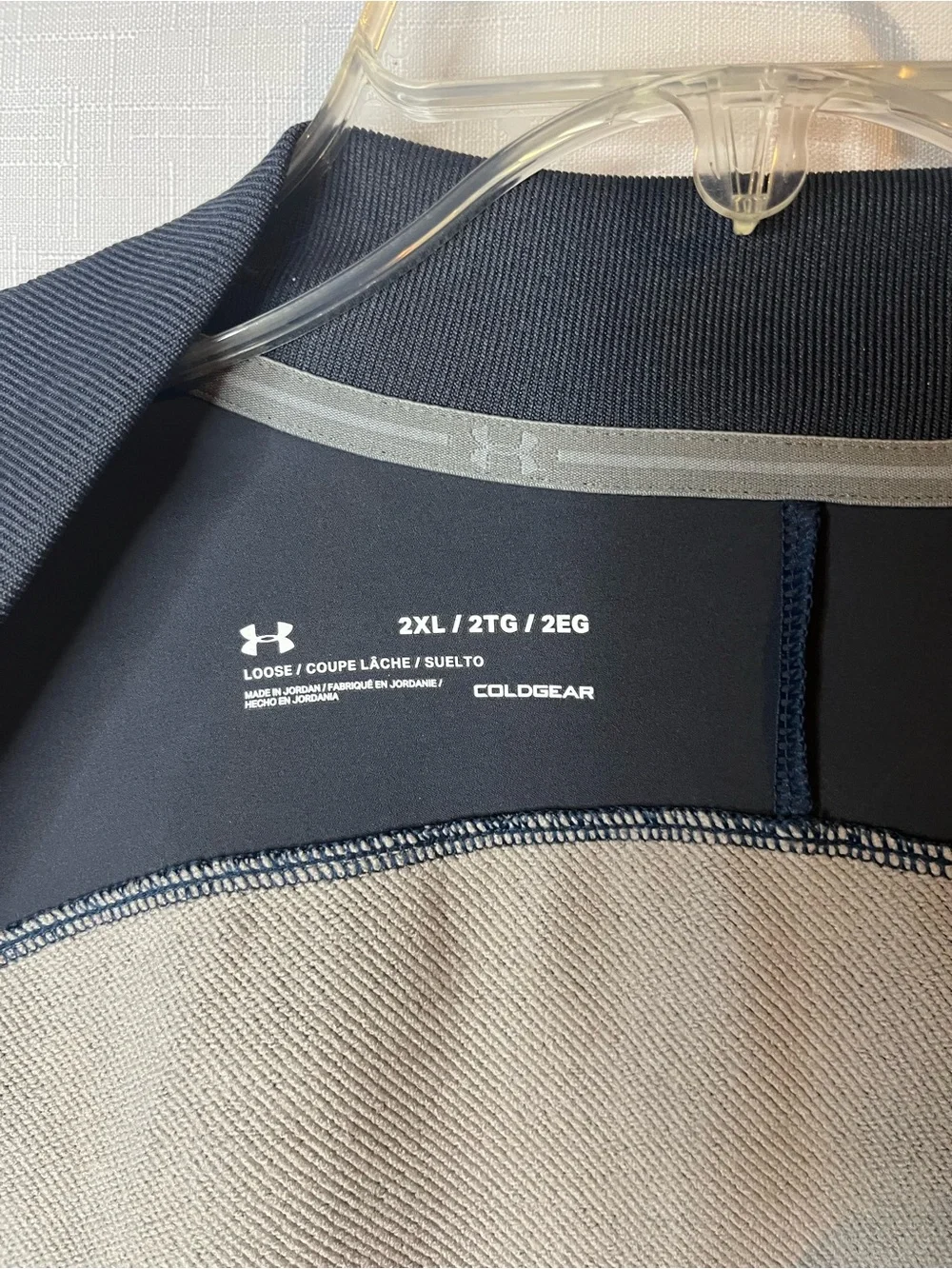 Under Armour Men's Gray and Charcoal Performance Full-Zip Jacket